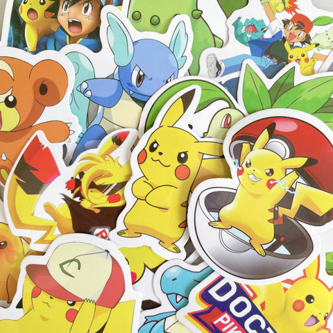 50pcs Pokemon Stickers Style 1