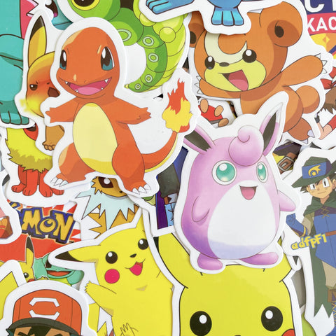 50pcs Pokemon Stickers Style 1