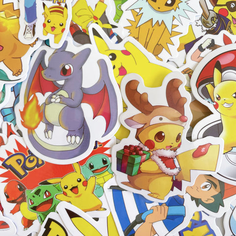 50pcs Pokemon Stickers Style 1