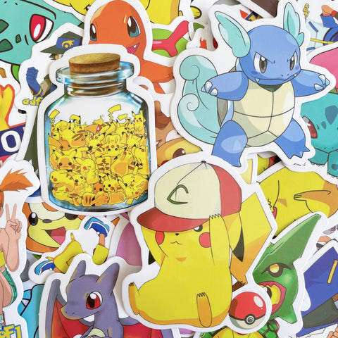 50pcs Pokemon Stickers Style 1