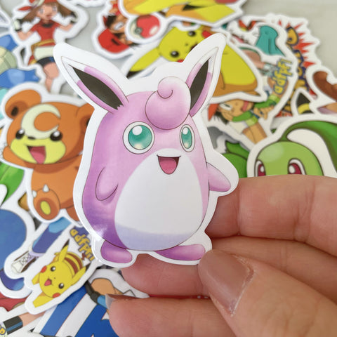 50pcs Pokemon Stickers Style 1